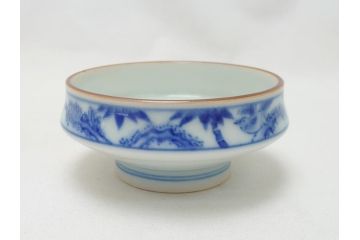 今泉今右衛門　色絵　染付　色鍋島　5.6寸(17cm)小鉢　2.7寸(8.3cm)向付　各5枚セット(共箱なし、五寸六分、二寸七分、中皿、小皿、深皿、和皿、和食器)(R-063192)