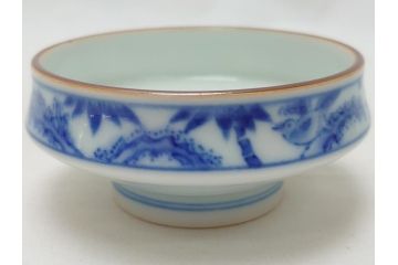 今泉今右衛門　色絵　染付　色鍋島　5.6寸(17cm)小鉢　2.7寸(8.3cm)向付　各5枚セット(共箱なし、五寸六分、二寸七分、中皿、小皿、深皿、和皿、和食器)(R-063192)