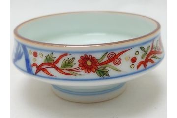 今泉今右衛門　色絵　染付　色鍋島　5.6寸(17cm)小鉢　2.7寸(8.3cm)向付　各5枚セット(共箱なし、五寸六分、二寸七分、中皿、小皿、深皿、和皿、和食器)(R-063192)