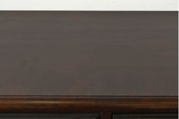 中古　美品　松本民芸家具　G型ドレッサー　美しい木目とシックな色合いが魅力のサイドボード(収納棚、戸棚、引き出し、サイドキャビネット、ドレッシングチェスト)(定価約55万円)(R-063194)