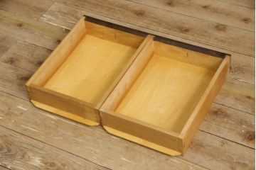 中古　美品　松本民芸家具　132型　和モダンなお部屋づくりにおすすめの朝鮮棚(茶棚、飾り棚、戸棚、収納棚)(定価約55万円)(R-063196)