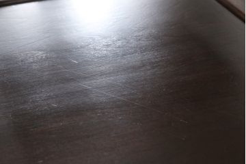 中古　美品　松本民芸家具　132型　和モダンなお部屋づくりにおすすめの朝鮮棚(茶棚、飾り棚、戸棚、収納棚)(定価約55万円)(R-063196)