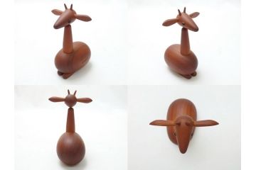 ROYAL PET(ロイヤルペット) WOOD ANIMAL(ウッドアニマル)　千趣会　可愛らしいディスプレイが叶う動物20体セット(ベルメゾン、欧風、北欧、デンマーク、木製人形、おもちゃ、オブジェ、置物、インテリア雑貨)(R-063202)