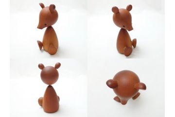 ROYAL PET(ロイヤルペット) WOOD ANIMAL(ウッドアニマル)　千趣会　可愛らしいディスプレイが叶う動物20体セット(ベルメゾン、欧風、北欧、デンマーク、木製人形、おもちゃ、オブジェ、置物、インテリア雑貨)(R-063202)