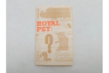 ROYAL PET(ロイヤルペット) WOOD ANIMAL(ウッドアニマル)　千趣会　可愛らしいディスプレイが叶う動物20体セット(ベルメゾン、欧風、北欧、デンマーク、木製人形、おもちゃ、オブジェ、置物、インテリア雑貨)(R-063202)