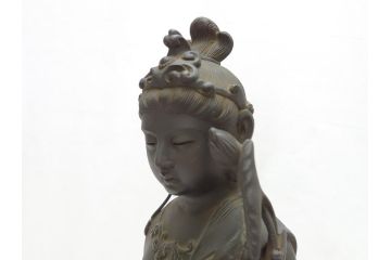 高村光雲　聖観音菩薩　ブロンズ立像(銅像、置物)(R-063203)
