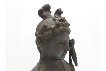 高村光雲　聖観音菩薩　ブロンズ立像(銅像、置物)(R-063203)