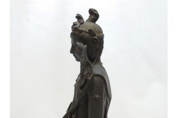 高村光雲　聖観音菩薩　ブロンズ立像(銅像、置物)(R-063203)