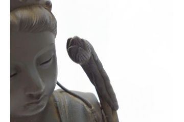 高村光雲　聖観音菩薩　ブロンズ立像(銅像、置物)(R-063203)
