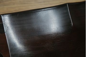 中古　松本民芸家具　#44A型　シックな色合いとクラシカルな佇まいが魅力のウィンザーチェア(ウインザーチェア、アームチェア、板座チェア、ダイニングチェア、椅子、イス)(定価約20万円)(R-063210)