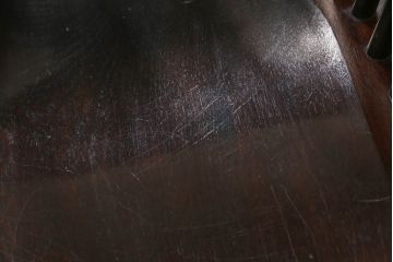 中古　松本民芸家具　#44A型　シックな色合いとクラシカルな佇まいが魅力のウィンザーチェア(ウインザーチェア、アームチェア、板座チェア、ダイニングチェア、椅子、イス)(定価約20万円)(R-063211)