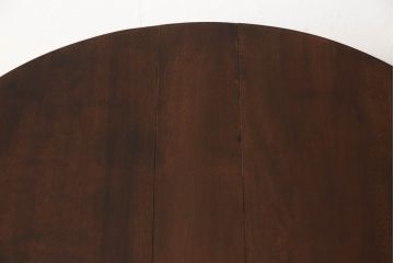 中古　美品　松本民芸家具　脚のデザインがシックな#13型T・Fバタフライ卓(バタフライテーブル、サイドテーブル、ラウンドテーブル、丸テーブル、ドロップリーフテーブル、カフェテーブル、コーヒーテーブル)(定価約18万円)(R-063216)