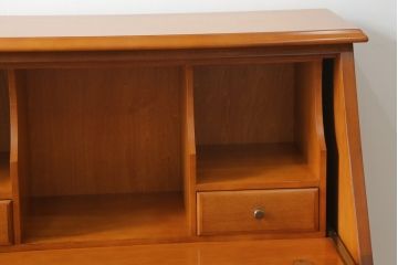 中古　美品　横浜クラシック家具　ダニエル(Daniel)　アーリーアメリカン　気品漂うライティングビューロー(ワークデスク、机、在宅ワーク、在宅用チェスト)(R-063219)