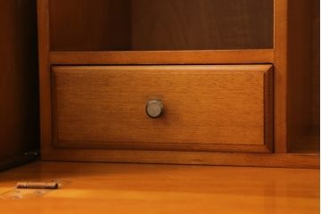 中古　美品　横浜クラシック家具　ダニエル(Daniel)　アーリーアメリカン　気品漂うライティングビューロー(ワークデスク、机、在宅ワーク、在宅用チェスト)(R-063219)