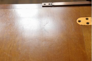 中古　美品　横浜クラシック家具　ダニエル(Daniel)　アーリーアメリカン　気品漂うライティングビューロー(ワークデスク、机、在宅ワーク、在宅用チェスト)(R-063219)