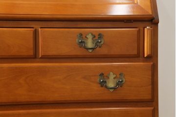中古　美品　横浜クラシック家具　ダニエル(Daniel)　アーリーアメリカン　気品漂うライティングビューロー(ワークデスク、机、在宅ワーク、在宅用チェスト)(R-063219)