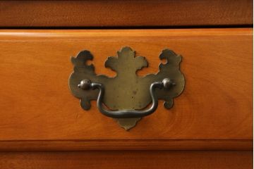 中古　美品　横浜クラシック家具　ダニエル(Daniel)　アーリーアメリカン　気品漂うライティングビューロー(ワークデスク、机、在宅ワーク、在宅用チェスト)(R-063219)