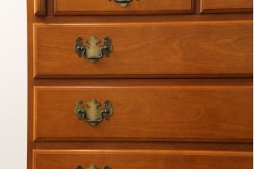 中古　美品　横浜クラシック家具　ダニエル(Daniel)　アーリーアメリカン　気品漂うライティングビューロー(ワークデスク、机、在宅ワーク、在宅用チェスト)(R-063219)