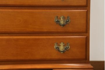 中古　美品　横浜クラシック家具　ダニエル(Daniel)　アーリーアメリカン　気品漂うライティングビューロー(ワークデスク、机、在宅ワーク、在宅用チェスト)(R-063219)