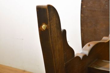 イギリスビンテージ　ERCOL(アーコール)　クラシカルな雰囲気漂うダイニングテーブル(4人掛け、6人掛け、食卓、ヴィンテージ)(R-063223)
