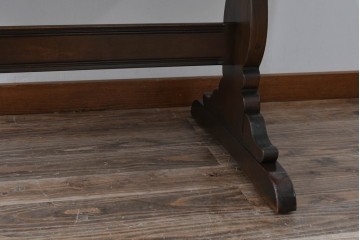 イギリスヴィンテージ　ERCOL(アーコール)　クラシカルな雰囲気漂うダイニングテーブル(4人掛け、6人掛け、食卓、ヴィンテージ)(R-063223)