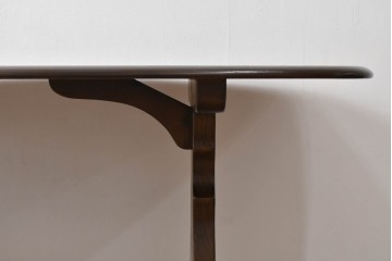 イギリスヴィンテージ　ERCOL(アーコール)　クラシカルな雰囲気漂うダイニングテーブル(4人掛け、6人掛け、食卓、ヴィンテージ)(R-063223)