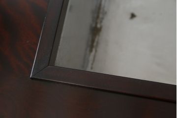 和製ビンテージ　国産民芸家具　大振りな囲炉裏テーブル(関西火鉢、長火鉢、木製火鉢、ローテーブル、座卓、ヴィンテージ)(R-063225)