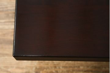 和製ビンテージ　国産民芸家具　大振りな囲炉裏テーブル(関西火鉢、長火鉢、木製火鉢、ローテーブル、座卓、ヴィンテージ)(R-063225)