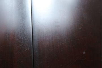 和製ビンテージ　国産民芸家具　大振りな囲炉裏テーブル(関西火鉢、長火鉢、木製火鉢、ローテーブル、座卓、ヴィンテージ)(R-063225)