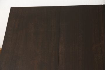 イギリスアンティーク　アールデコデザイン　マホガニー材　落ち着いた色合いがクラシカルなお部屋に馴染みやすいバタフライテーブル(ゲートレッグテーブル、エクステンションテーブル、ダイニングテーブル、2人掛け、2P、4人掛け、4P)(R-063238)