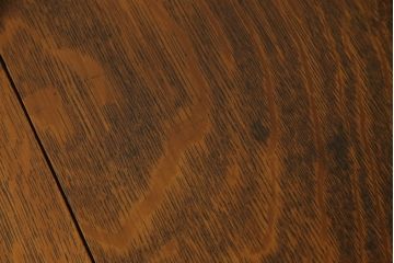 和製アンティーク　オーク材　ツイストレッグが特徴的なバタフライテーブル(エクステンションテーブル、オーバルテーブル、ダイニングテーブル、2人掛け、4人掛け)(R-063246)