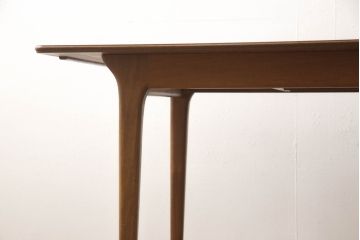 ビンテージ家具　A.H McINTOSH(マッキントッシュ)　チーク材　シンプルで洗練された佇まいのエクステンションテーブル(ダイニングテーブル、4人掛け、6人掛け、ヴィンテージ)(R-063248)