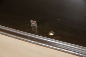 イギリスアンティーク　マホガニー材　クロウ&ボールの脚がクラシカルな雰囲気を高めるキャビネット(ショーケース、戸棚、収納棚、飾り棚、ガラスケース)(R-063249)