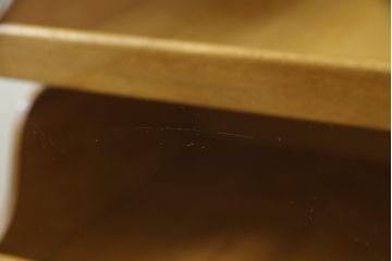 イギリスアンティーク　明るい色合いが魅力的なレトロな雰囲気漂うシャツケース(ショーケース、戸棚、陳列棚、店舗什器、ガラスケース)(R-063250)
