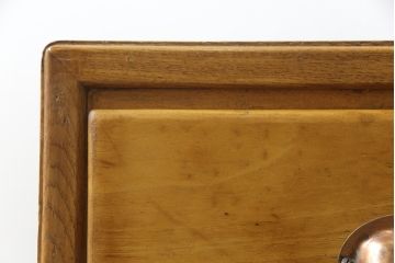 イギリスアンティーク　明るい色合いが魅力的なレトロな雰囲気漂うシャツケース(ショーケース、戸棚、陳列棚、店舗什器、ガラスケース)(R-063250)