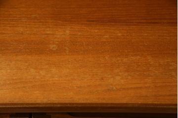 イギリスビンテージ　nathan社(ネイサン)　チーク材　見せる収納を楽しめるキャビネット(ウォールユニット、食器棚、収納棚、飾り棚、ヴィンテージ、北欧)(R-063258)