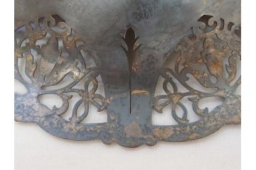 宮本商行　MIYAMOTO-SHOKO　純銀製　STERLINGSILVER　透飾貝脚　コンポート　540g　繊細な装飾がテーブルに華やぎをもたらす菓子器(皿)(R-063270)