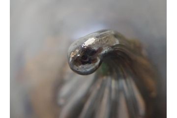 宮本商行　MIYAMOTO-SHOKO　純銀製　STERLINGSILVER　透飾貝脚　コンポート　540g　繊細な装飾がテーブルに華やぎをもたらす菓子器(皿)(R-063270)