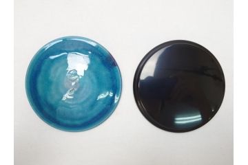 佐賀県指定重要無形文化財　釉裏金彩　小野珀子　繊細な技法が光る水指(共箱付き、花瓶、花入、花器)(R-063275)