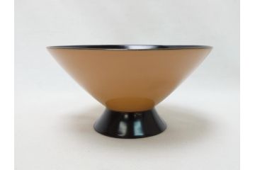 大正〜昭和初期　柿蒔絵　宮内庁御用達　平安堂　山田漆器店　輪島塗　白塗　吸物椀10客セット(共箱付き、和食器)(R-063276)