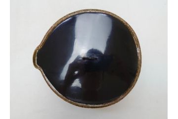 伊賀焼　谷本光生　水指(共箱付き、茶道具、和食器、水差、水器、片口)(R-063284)