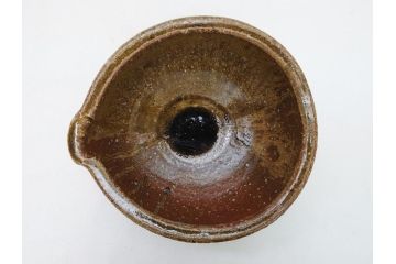 伊賀焼　谷本光生　水指(共箱付き、茶道具、和食器、水差、水器、片口)(R-063284)