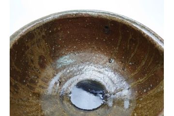 伊賀焼　谷本光生　水指(共箱付き、茶道具、和食器、水差、水器、片口)(R-063284)