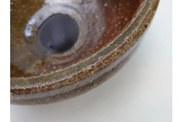 伊賀焼　谷本光生　水指(共箱付き、茶道具、和食器、水差、水器、片口)(R-063284)