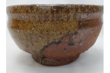 伊賀焼　谷本光生　水指(共箱付き、茶道具、和食器、水差、水器、片口)(R-063284)