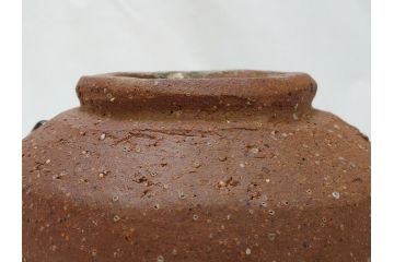 伊賀焼　谷本光生　水指(共箱付き、茶道具、和食器、水差、水器、片口)(R-063284)