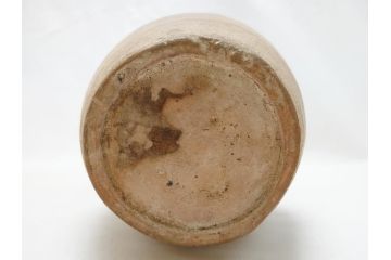 時代物　高麗青磁　一味違ったディスプレイが叶う花瓶(共箱付き、中国、李朝、花器、花生、陶磁器)(R-063286)