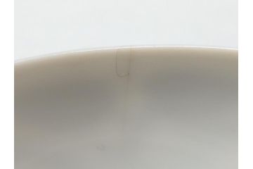 江戸期　古伊万里　染付　色絵　渦福　3.5寸　約10.7cm　フタ付き茶碗5客セット(和食器、三寸五分)(R-063287)