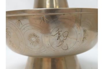 明治期　朝鮮　神仙炉(シンソルロ)　宮廷料理器(火鍋、蝙蝠、共箱付き)(R-063289)