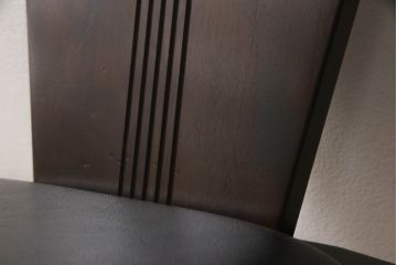 激レア品!　中古　星野民芸(星野民藝)　桜材　個性的なデザインが存在感を放つダイニングチェア(椅子、イス)(R-063294)